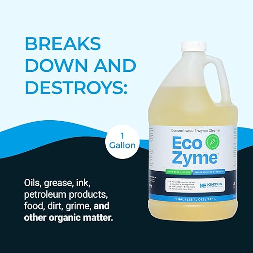 Eco-Zyme, Enzyme Cleaner Concentrate with Professional Strength, Multipurpose Cleaner Concentrate & Kitchen Degreaser Spray for Floor, Carpet, Concrete, Walls & More
