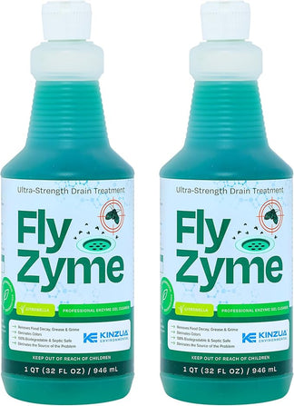 Fly Zyme Enzyme Drain Cleaner Gel | Fruit Fly Remover – Kinzua ...