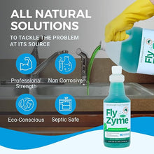 Fly-Zyme, Highly Concentrated Enzyme Drain Cleaner for Pipes, Drain Gel for Fruit Flies, Organic Waste Degrader & Odor Neutralizer